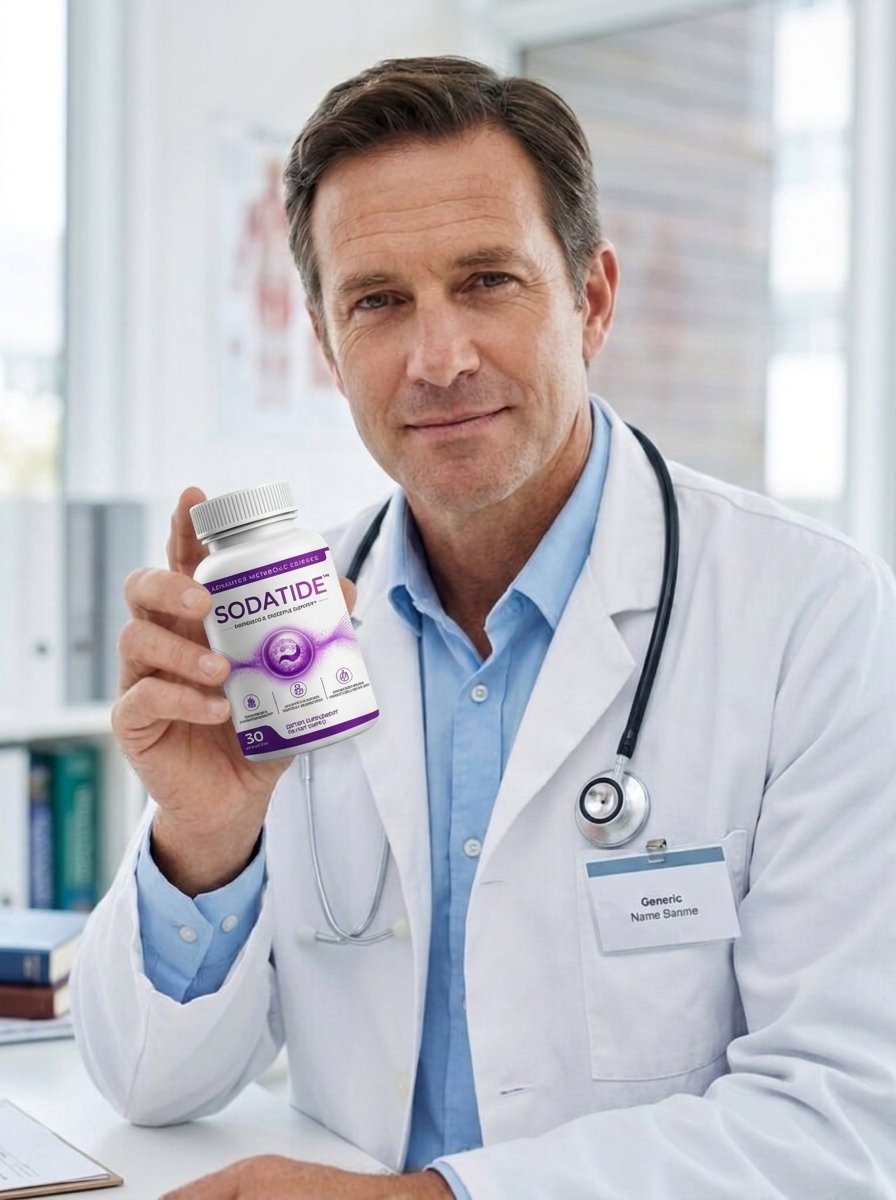 Doctor holding Sodatide — GLP-1 natural activator